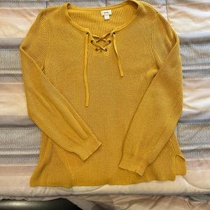 Mustard Yellow Oversized Sweater